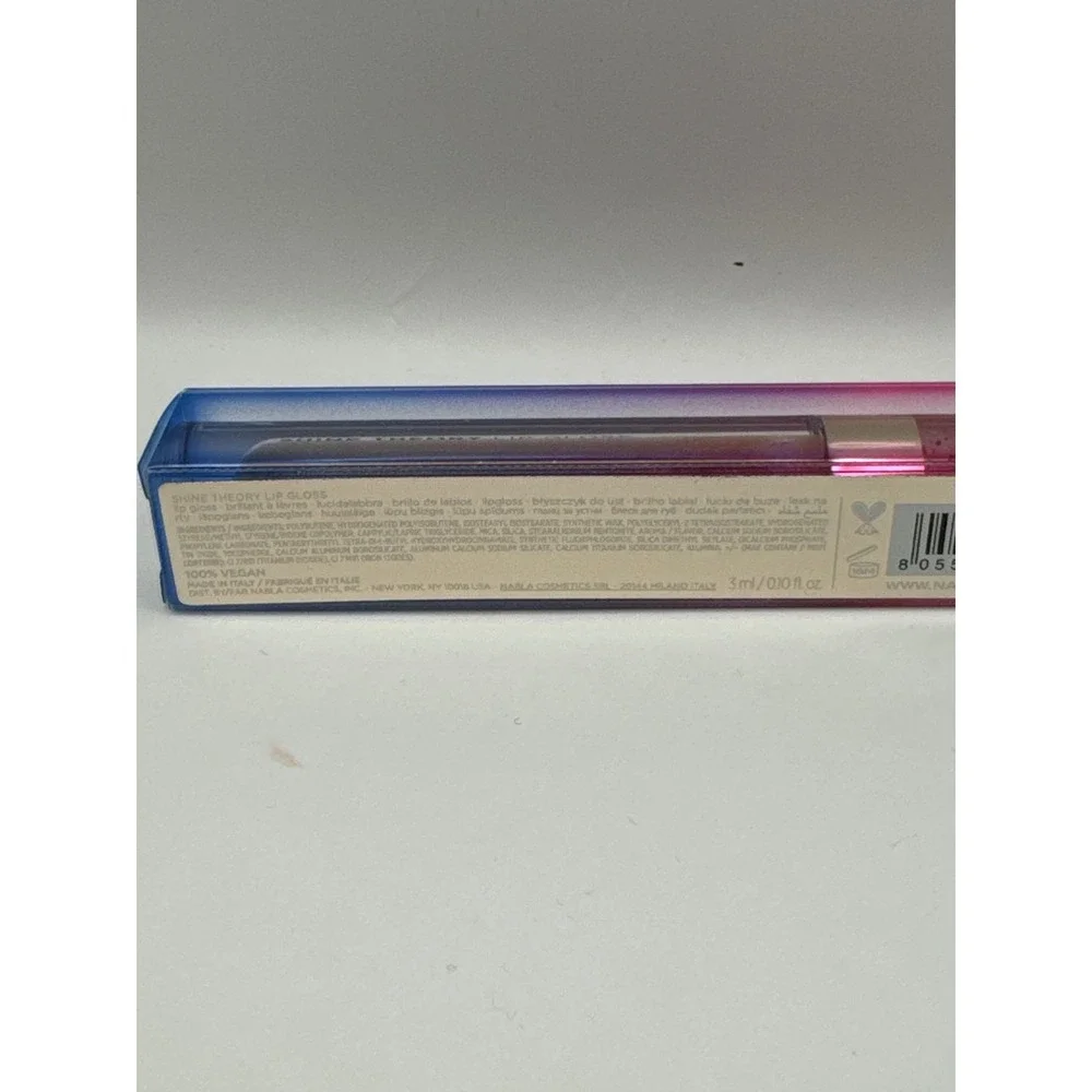 Nabla Shine Theory Lip Gloss Renaissance Shimmer Gold Nude 3ml‎ Vegan New in Box